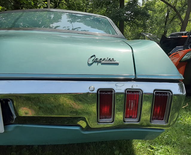 1970 Chevrolet Caprice Sport Sedan rear taillight detail