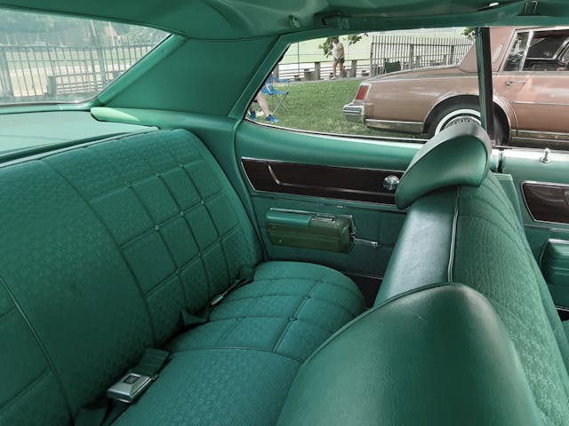 1970 Chevrolet Caprice Sport Sedan interior rear seat