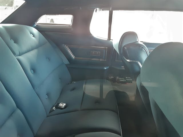 1973 Ford Thunderbird interior rear seat