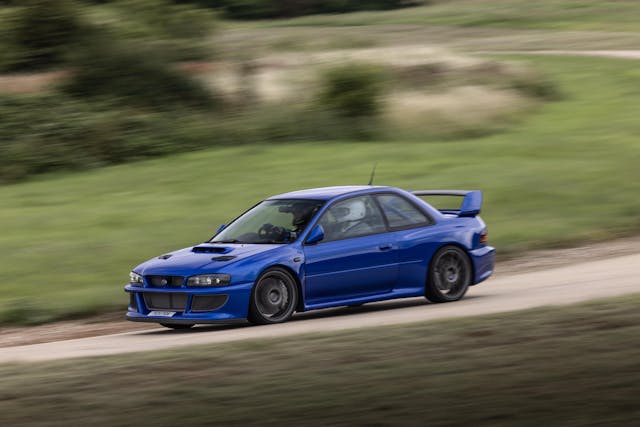 P25 Subaru Prodrive front three quarter