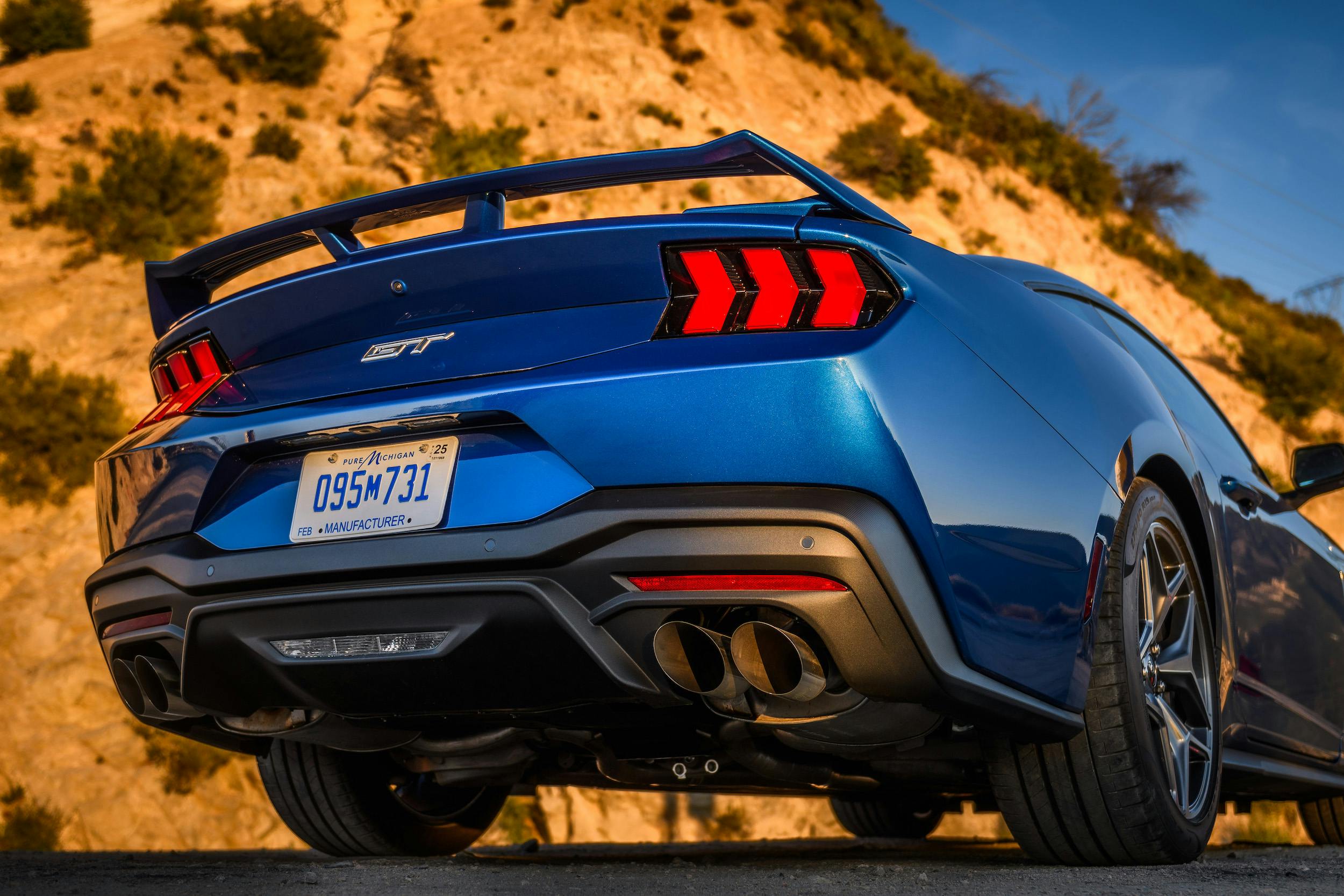 2024 Ford Mustang GT Blue rear end