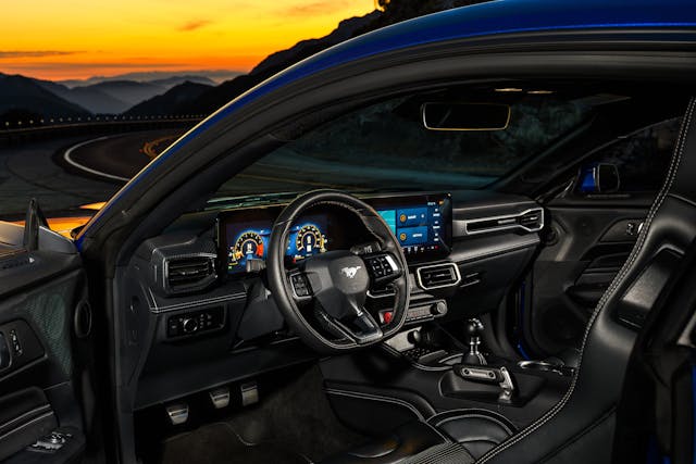 2024 Ford Mustang GT Blue interior