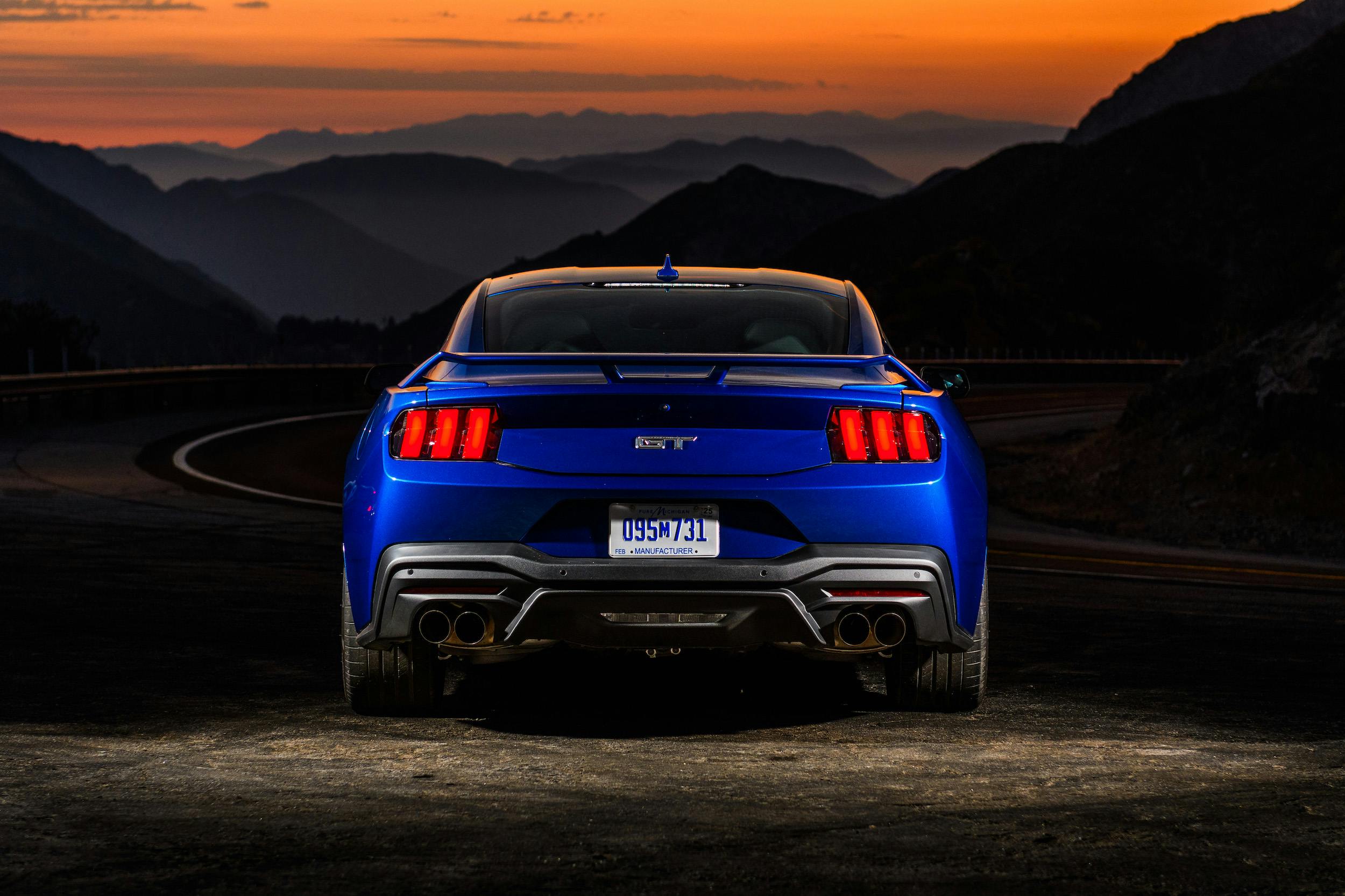 2024 Ford Mustang GT Blue rear