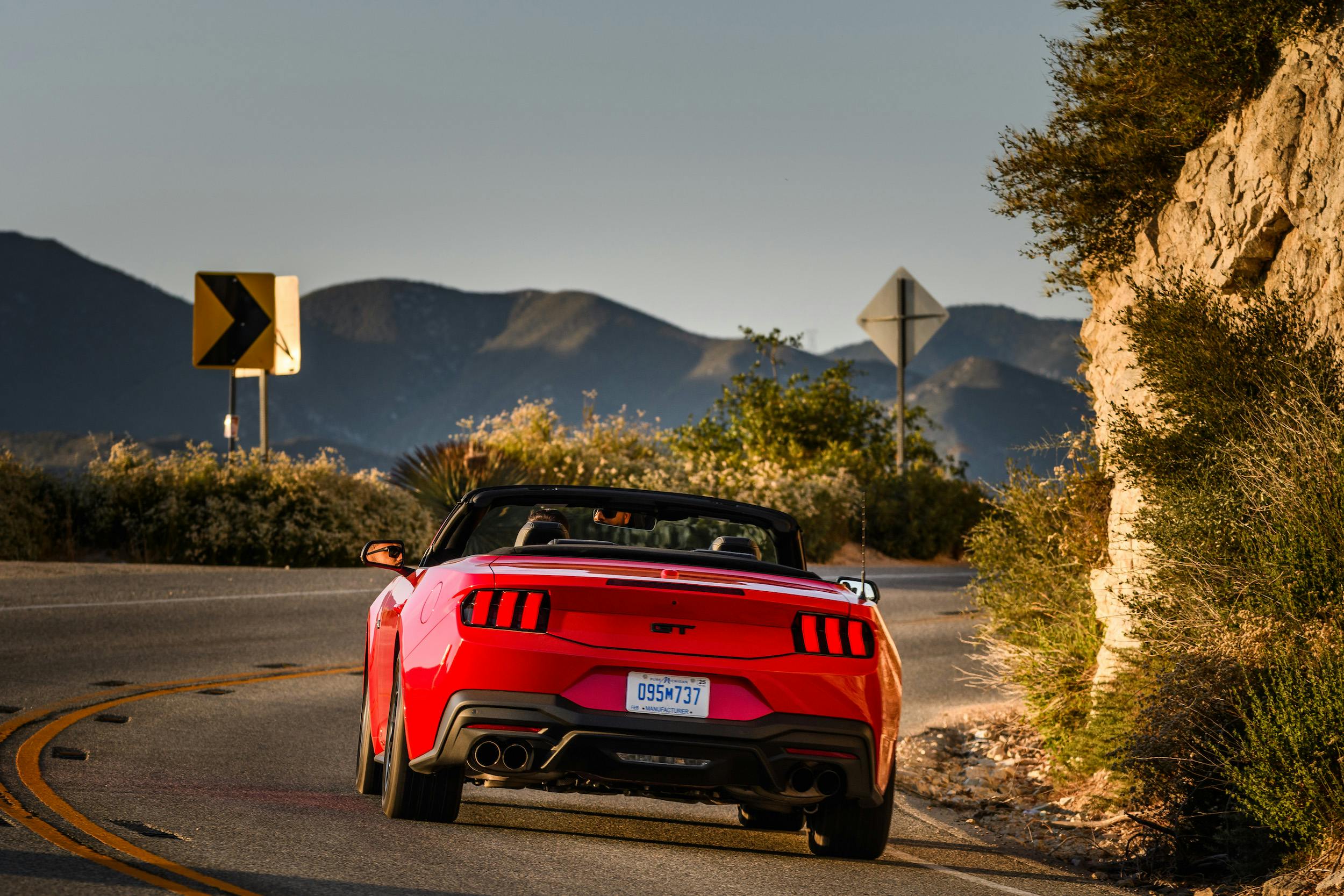 2024 Ford Mustang GT Red rear