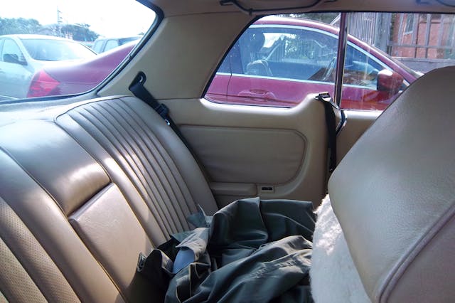 1983 Mercedes-Benz 300 CD interior rear seat