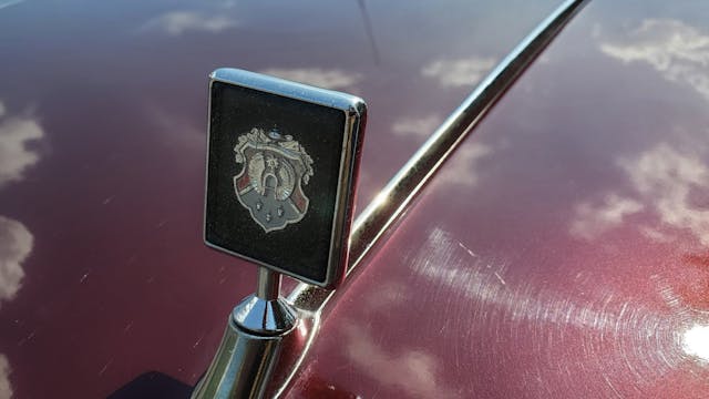 1987 Oldsmobile Ninety-Eight Regency Brougham hood emblem