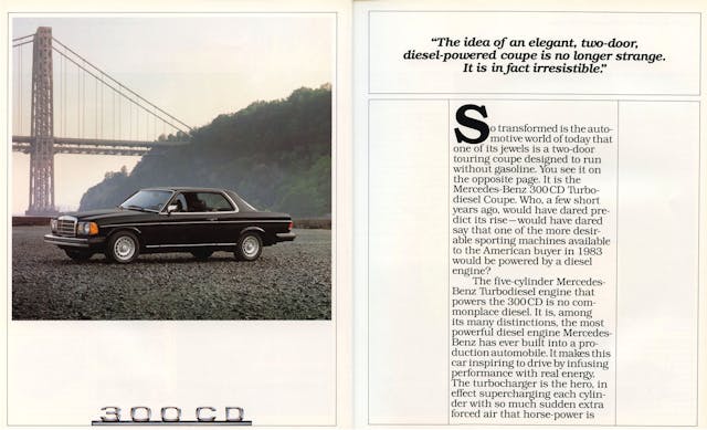 1983 Mercedes-Benz 300 CD ad