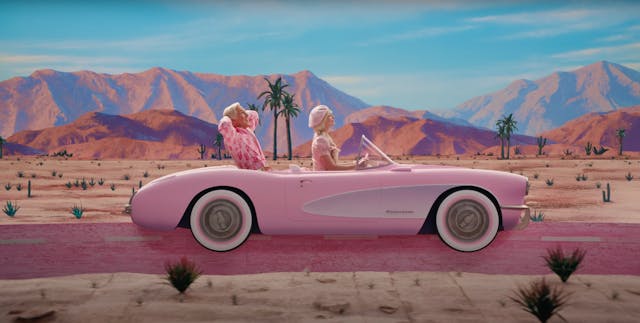 Barbie Corvette Movie Stills