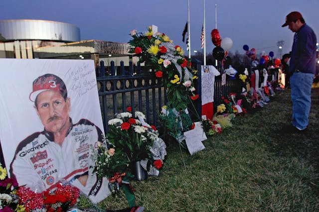 NASCAR driver Dale Earnhardt memorial