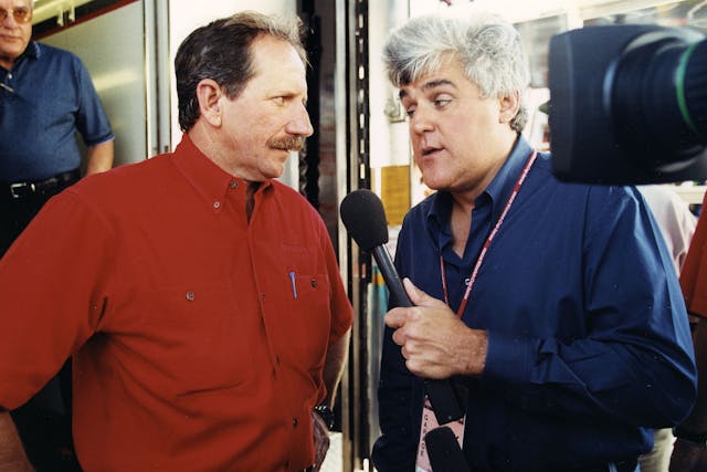 Jay Leno and Dale Earnhardt