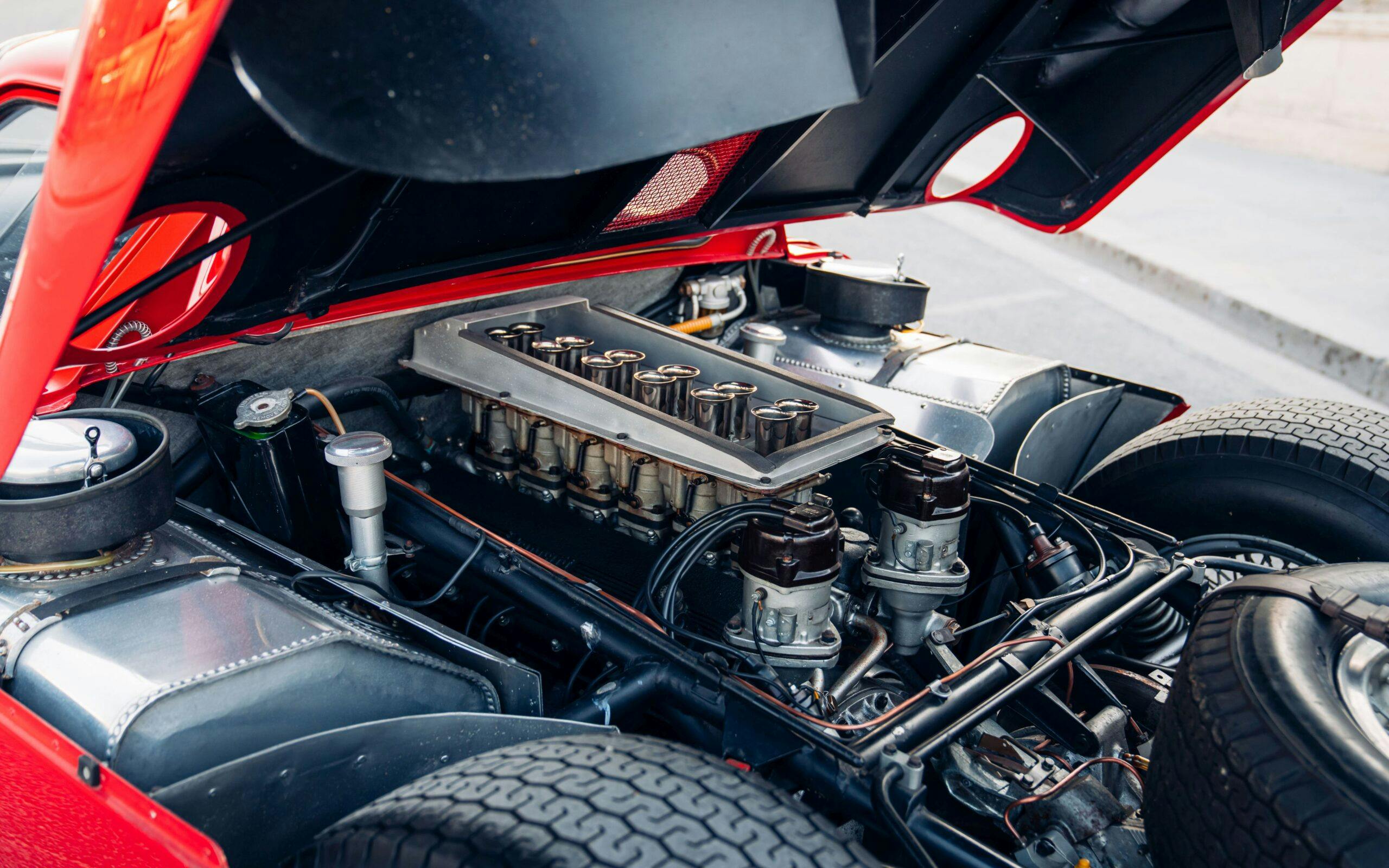 Ferrari 250 LM engine bay
