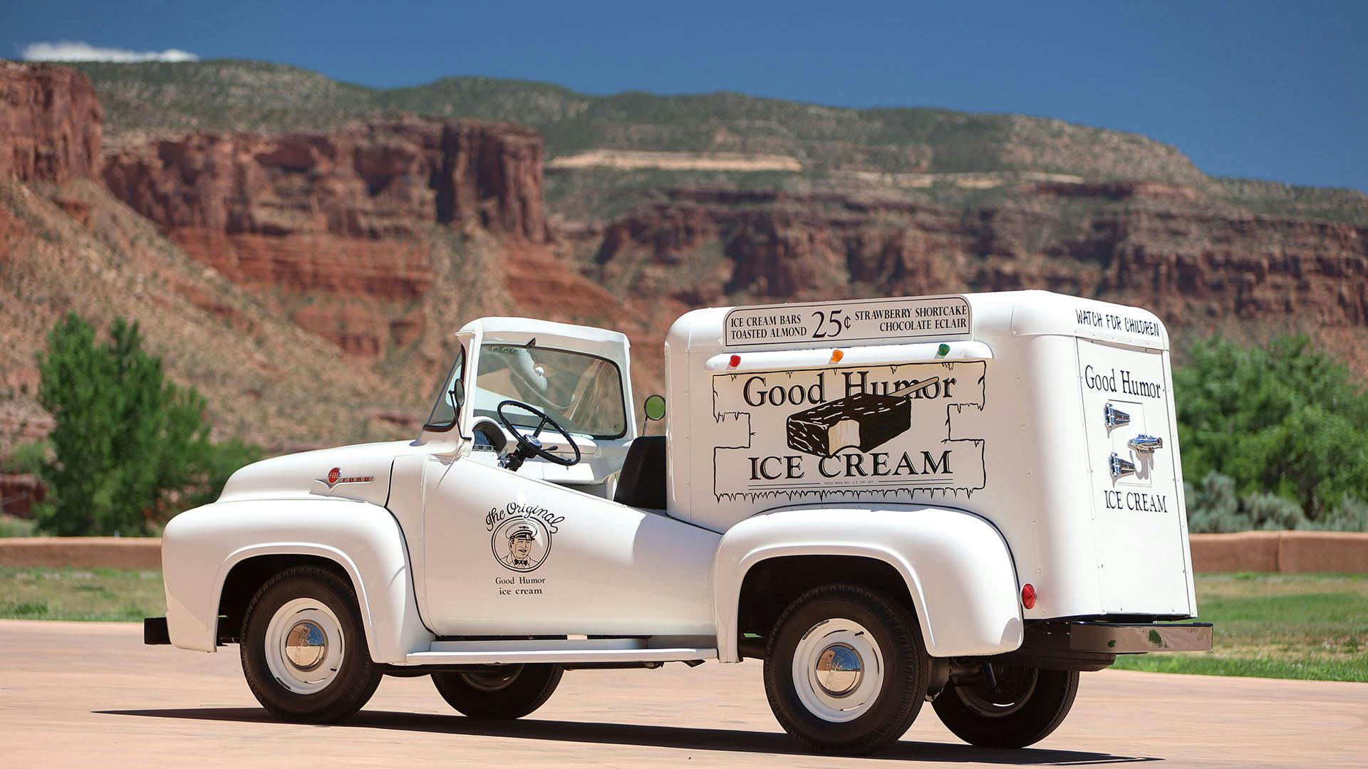 Good Humor Ice Cream Truck rear three quarter