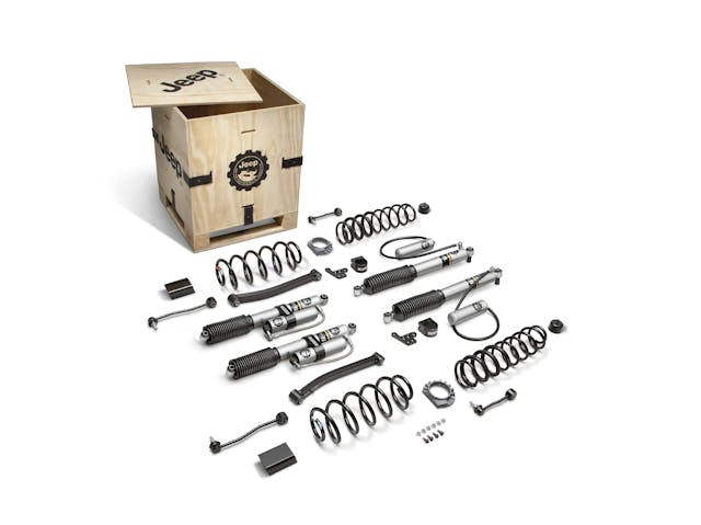 Jeep Performance Parts two-inch lift kit full kit break-down