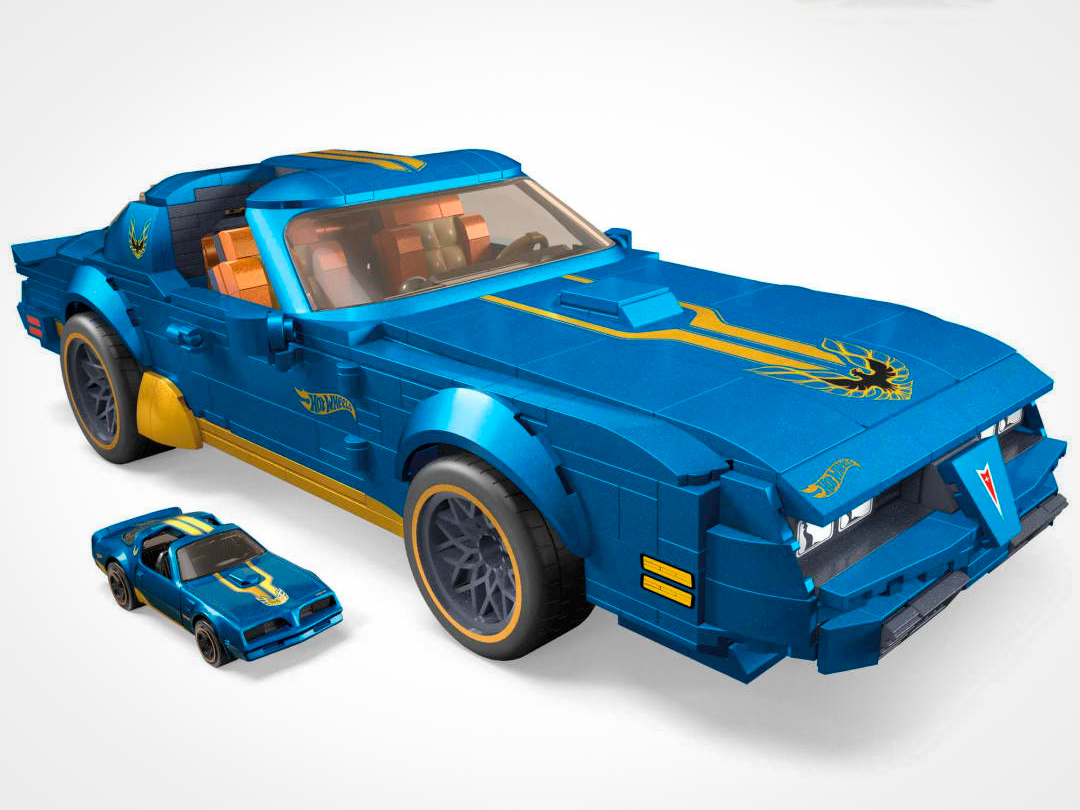 Hot wheels best sale lego car