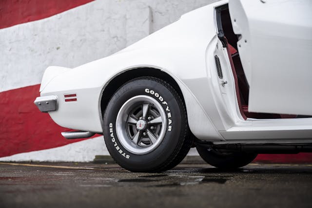 Pontiac Trans Am rear quarter panel wheel tire