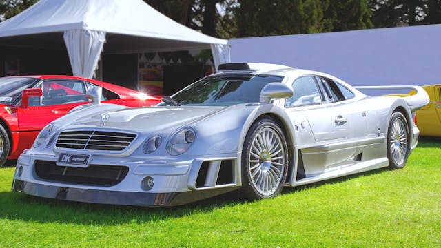 Mercedes-Benz CLK GTR front three quarter