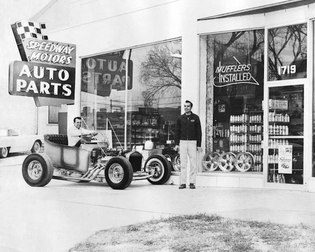 Speedway Motors original storefront