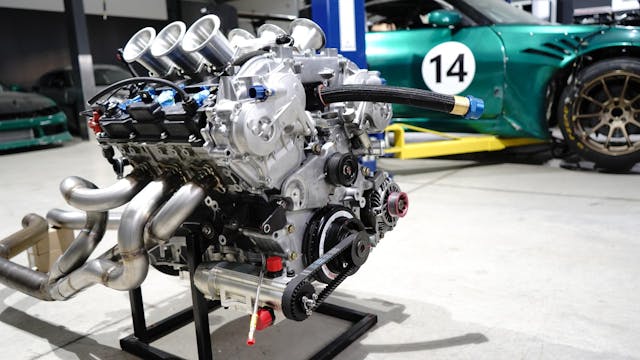 Sasha Anis racing Nissan 350Z engine