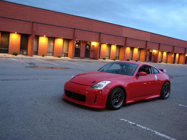 Sasha Anis racing Nissan 350Z front three quarter no logos