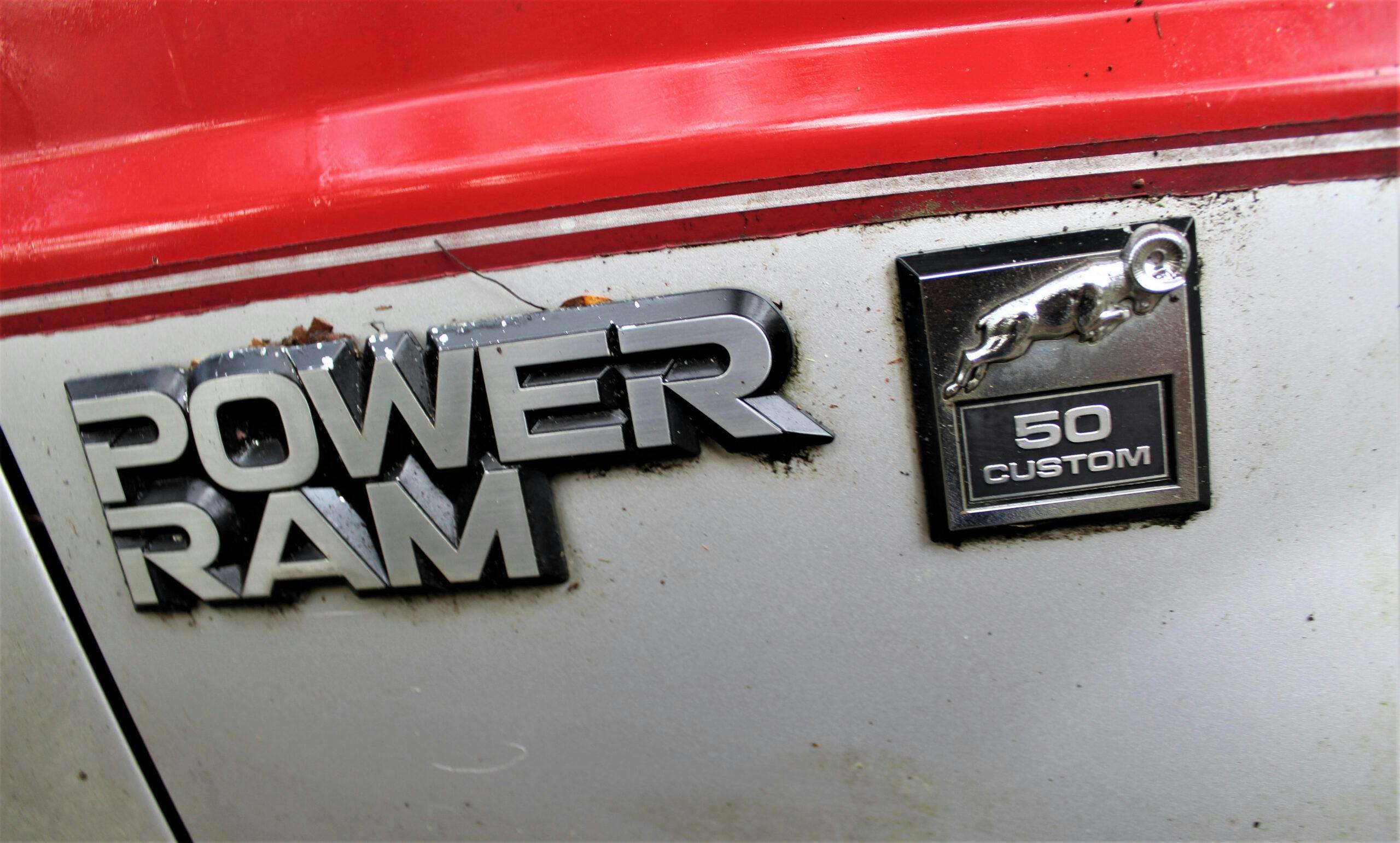 dodge 50 custom power ram badging