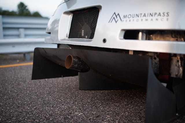 Sasha Anis Kels 350z hybrid race car rear diffuser detail