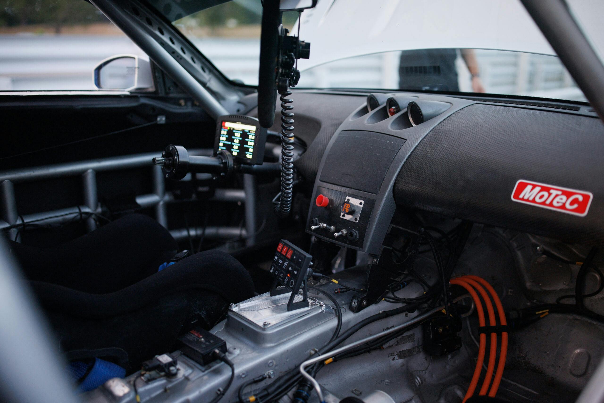 Sasha Anis Kels 350z hybrid race car interior
