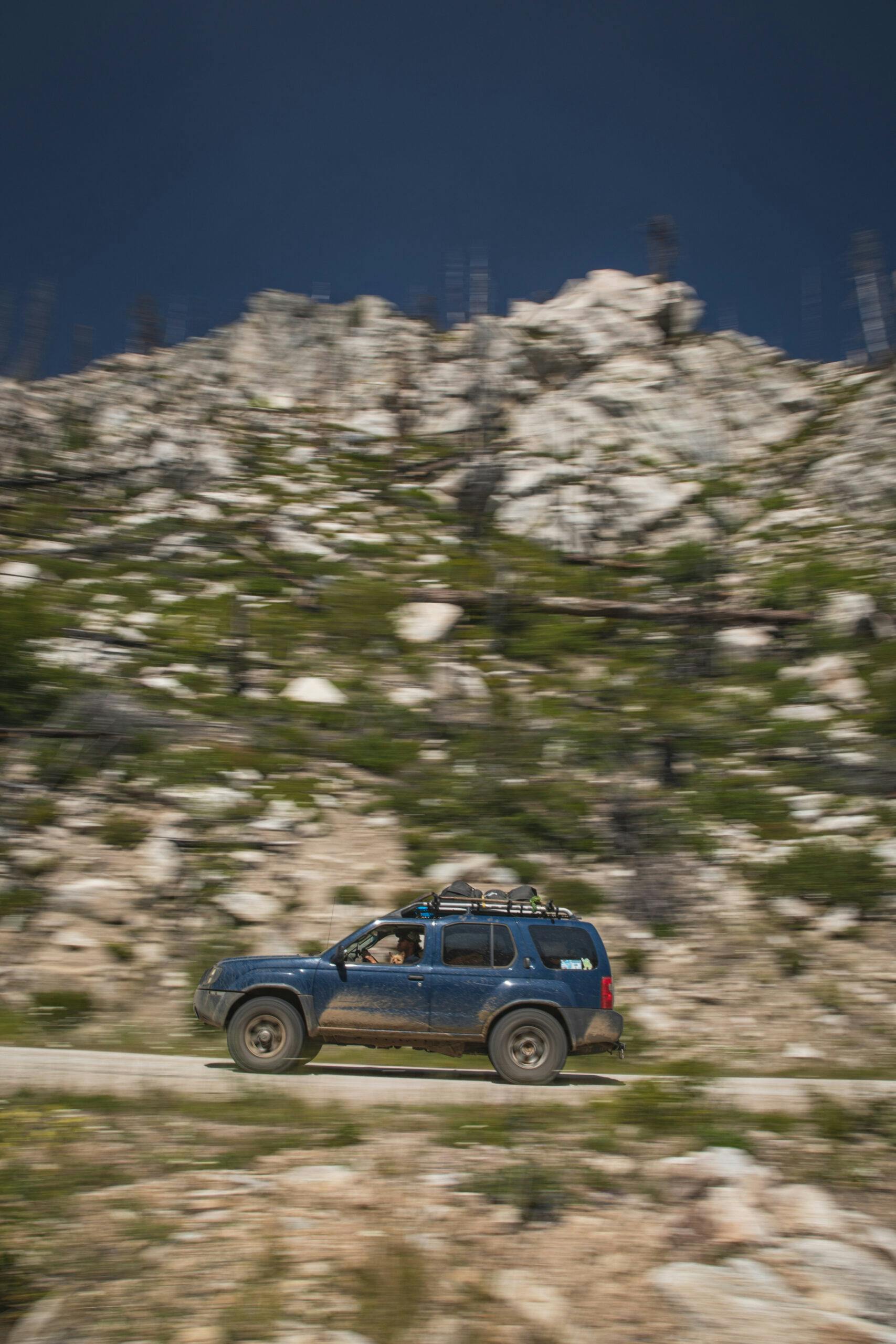 WABDR Nissan Xterra off-road adventure action pan vertical