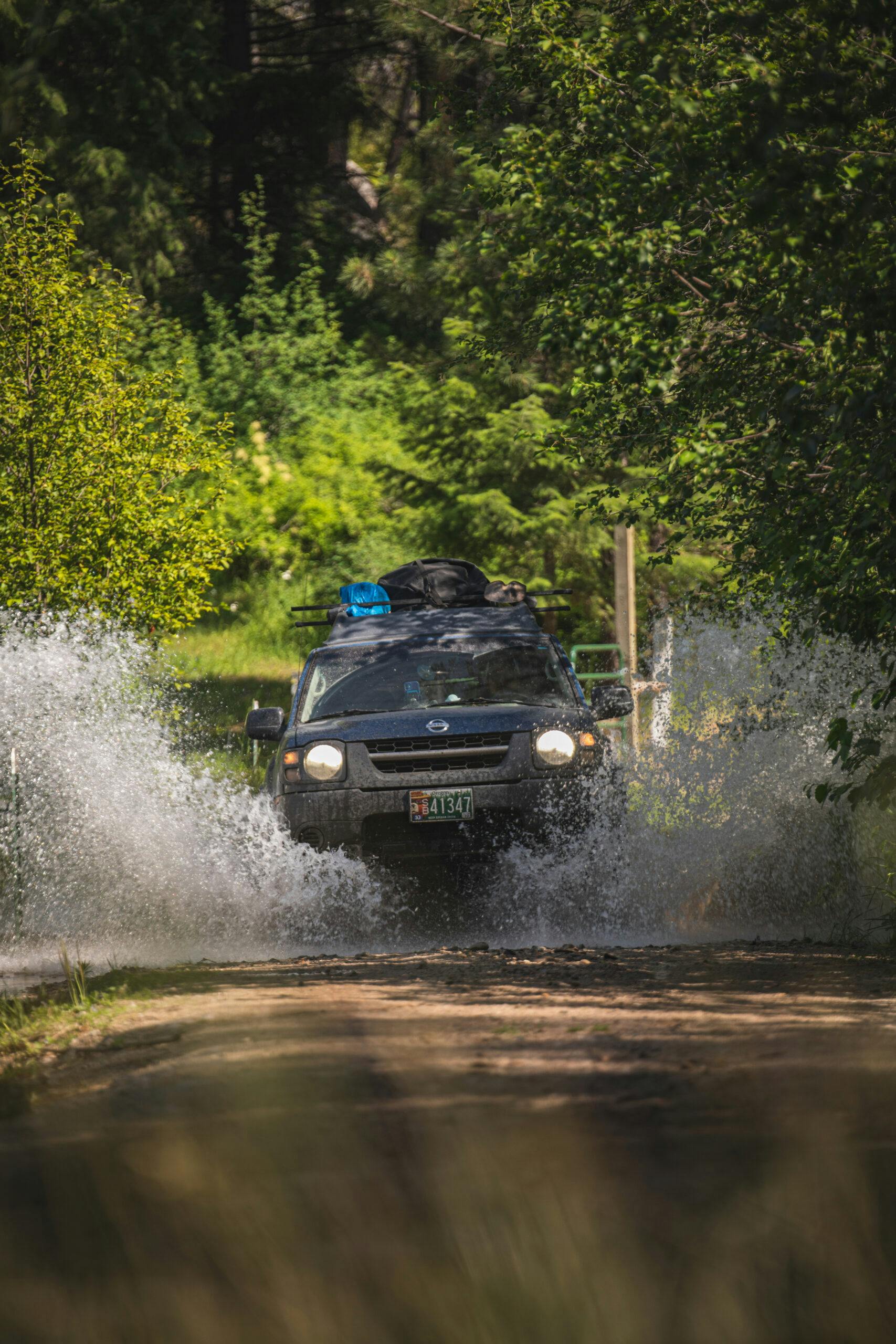 WABDR Nissan Xterra off-road adventure water vertical