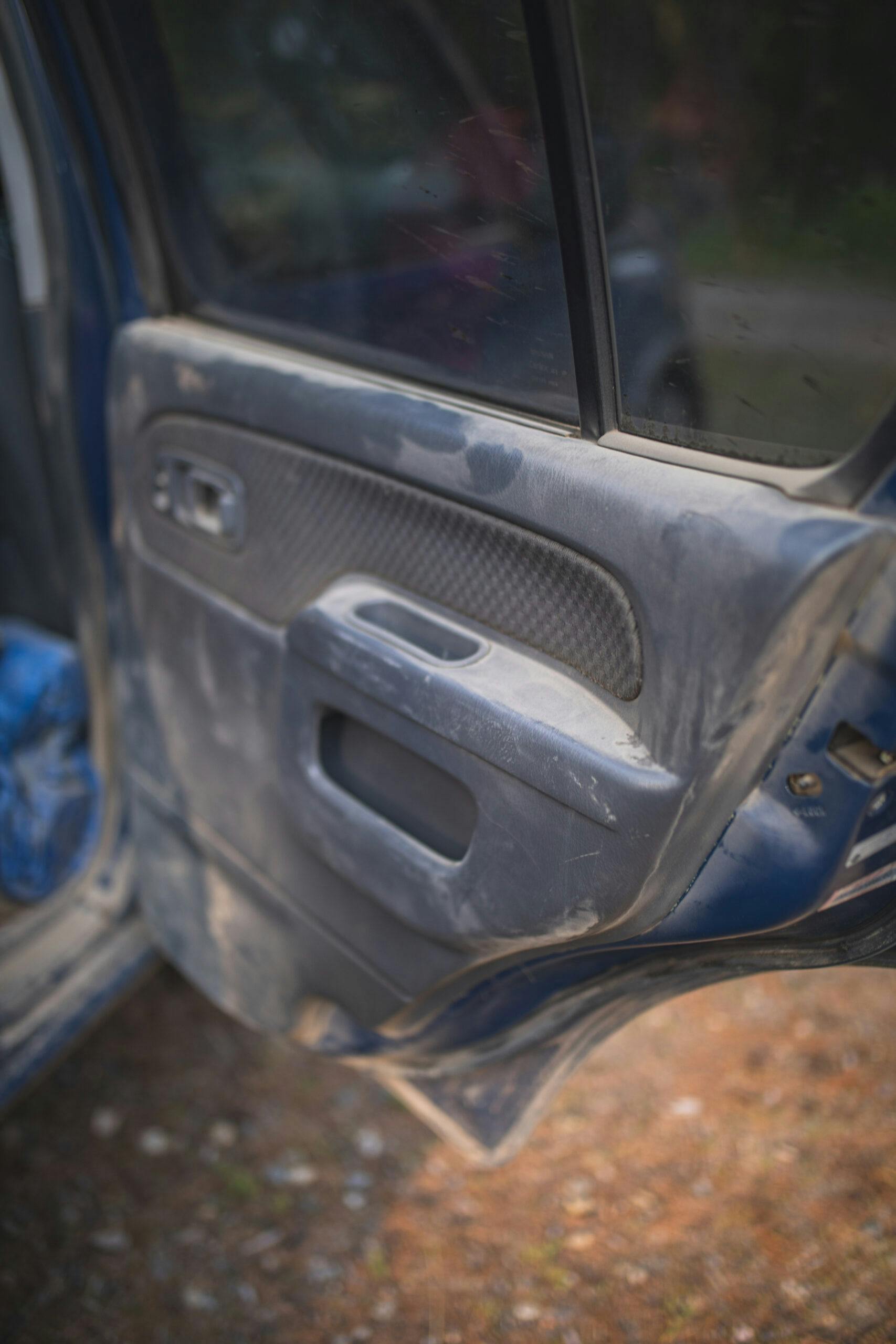 WABDR Nissan Xterra off-road adventure interior door dirt