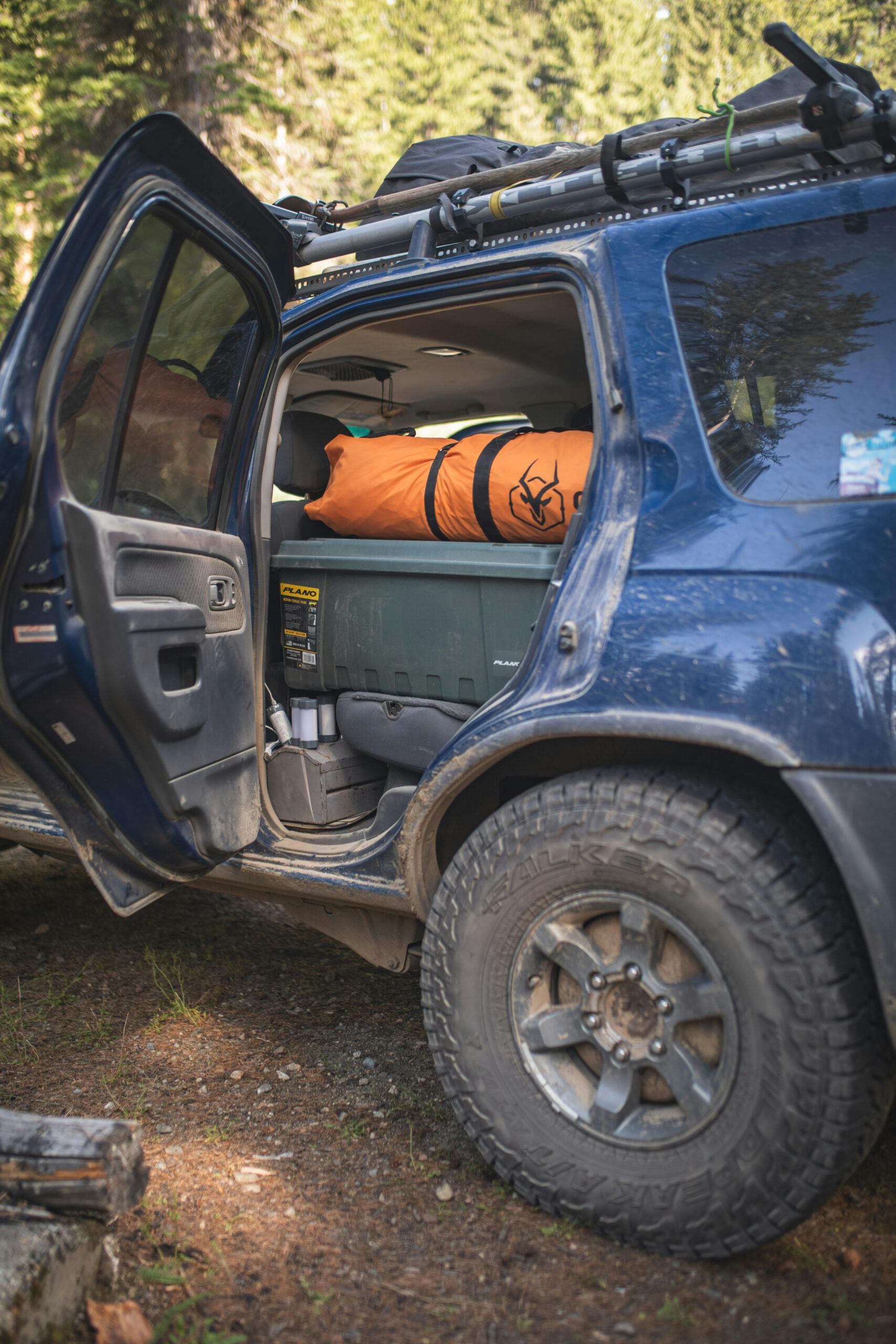 WABDR Nissan Xterra off-road adventure interior gear