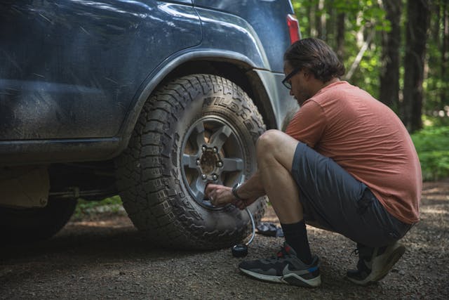 WABDR Nissan Xterra off-road adventure airing down