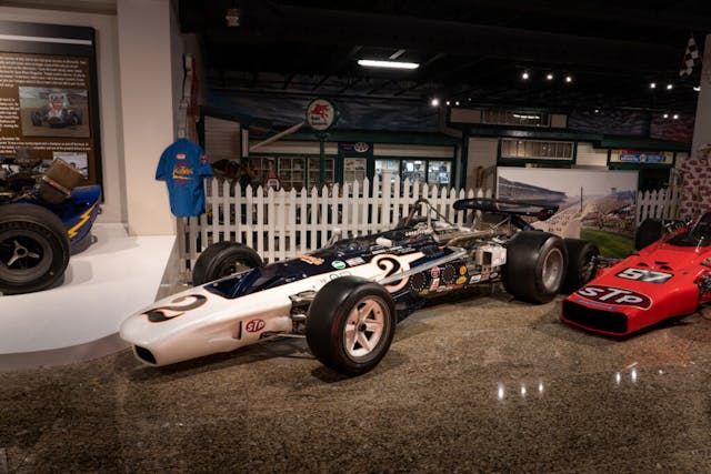 Race vehicles at Museum of American Speed