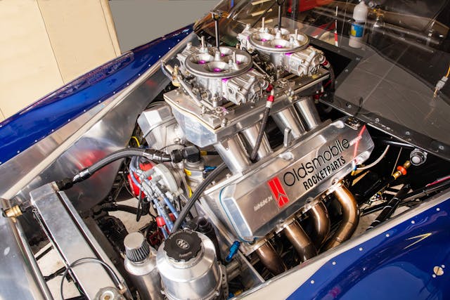Kevin Lawrence drag racing car engine
