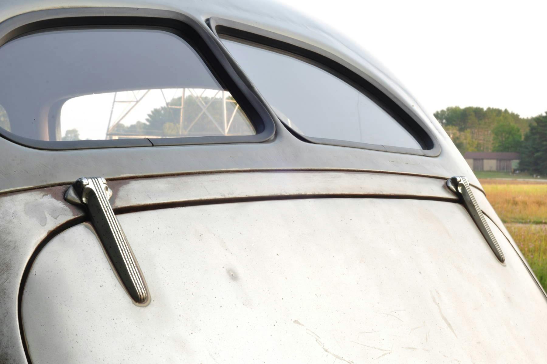 1937 Ford Model 78 Slantback Tudor Hot Rod rear lines windows