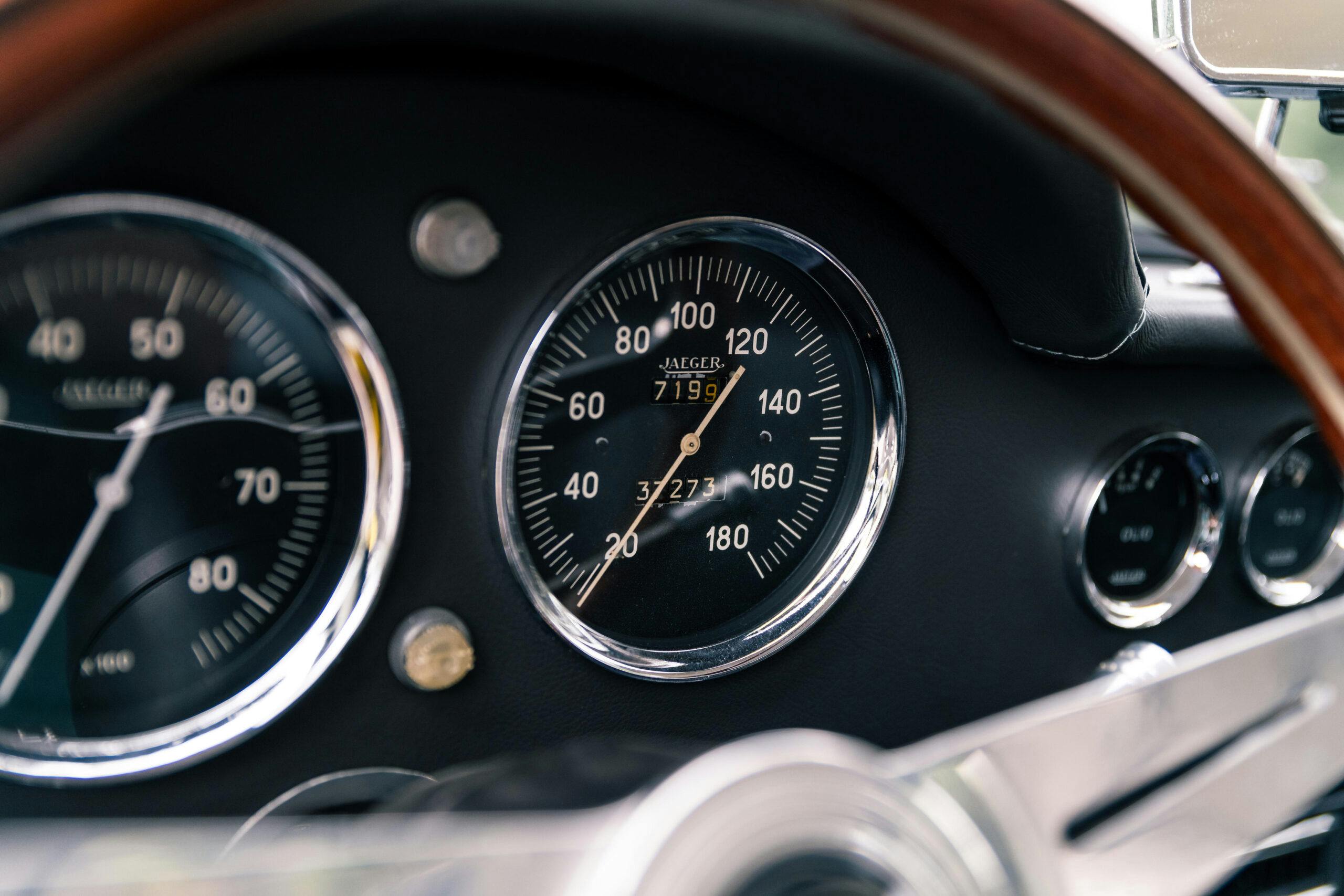 1965 Apollo GT interior dash speedometer