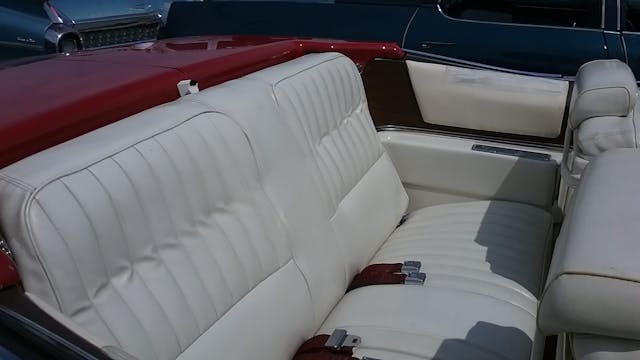 1973 Cadillac Eldorado Convertible interior rear seat cushion