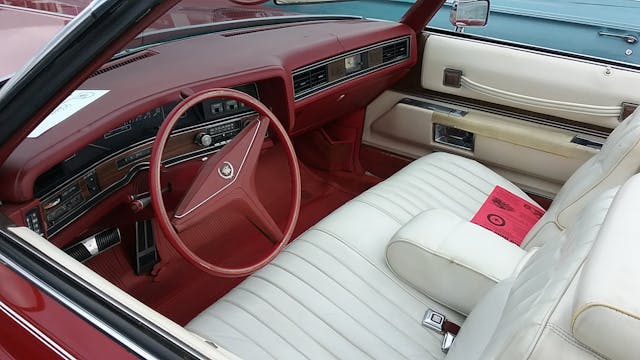 1973 Cadillac Eldorado Convertible interior