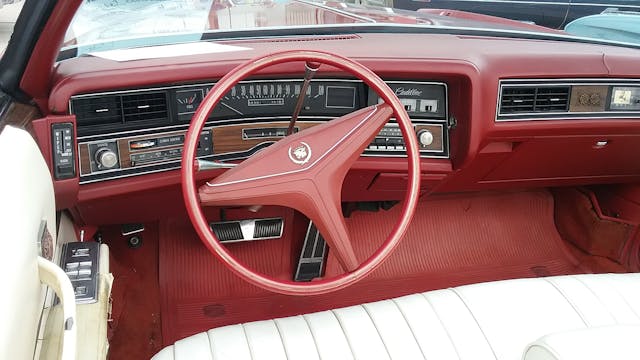 1973 Cadillac Eldorado Convertible interior