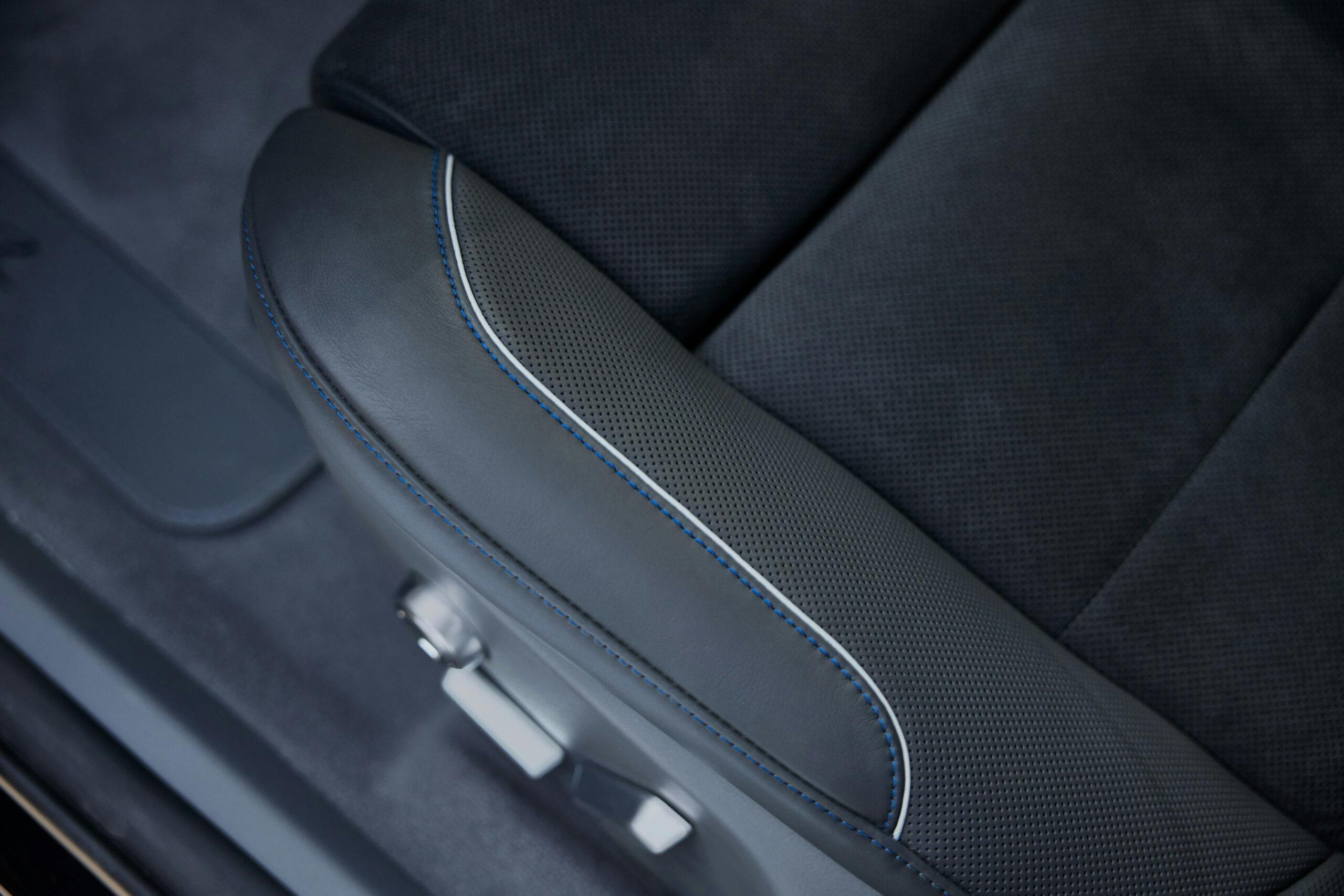 2023 Lucid Air Sapphire interior seat bolstering detail