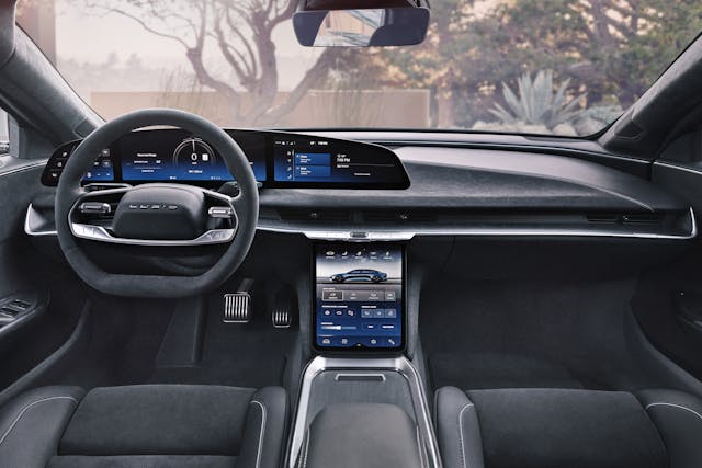 2023 Lucid Air Sapphire interior front full