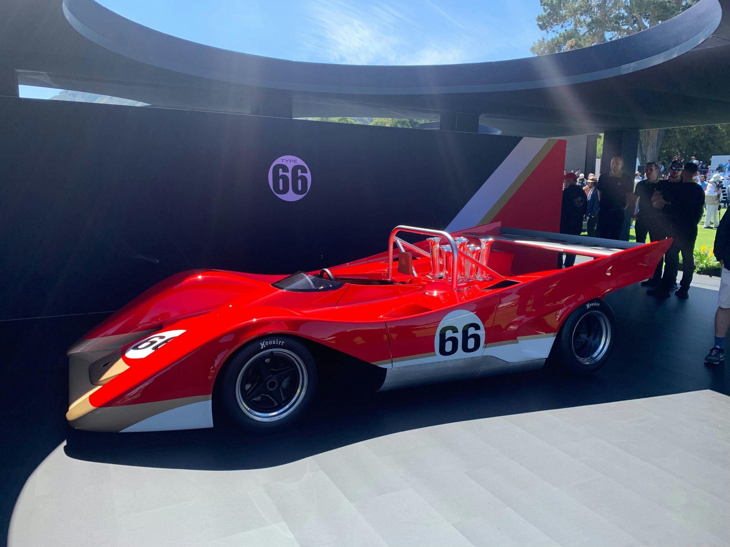 2023 Monterey-Lotus Type 66 display