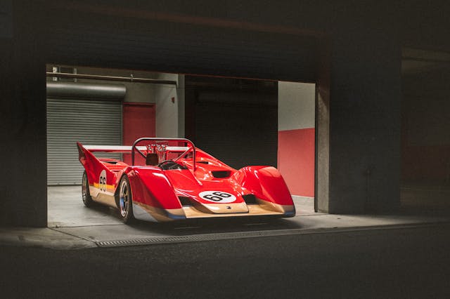 Lotus-Type-66 front three quarter garage