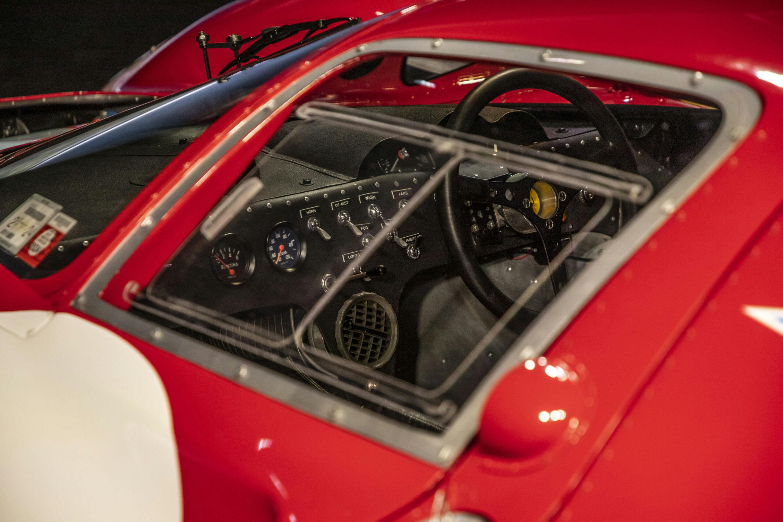 1967 Ferrari 412P cockpit
