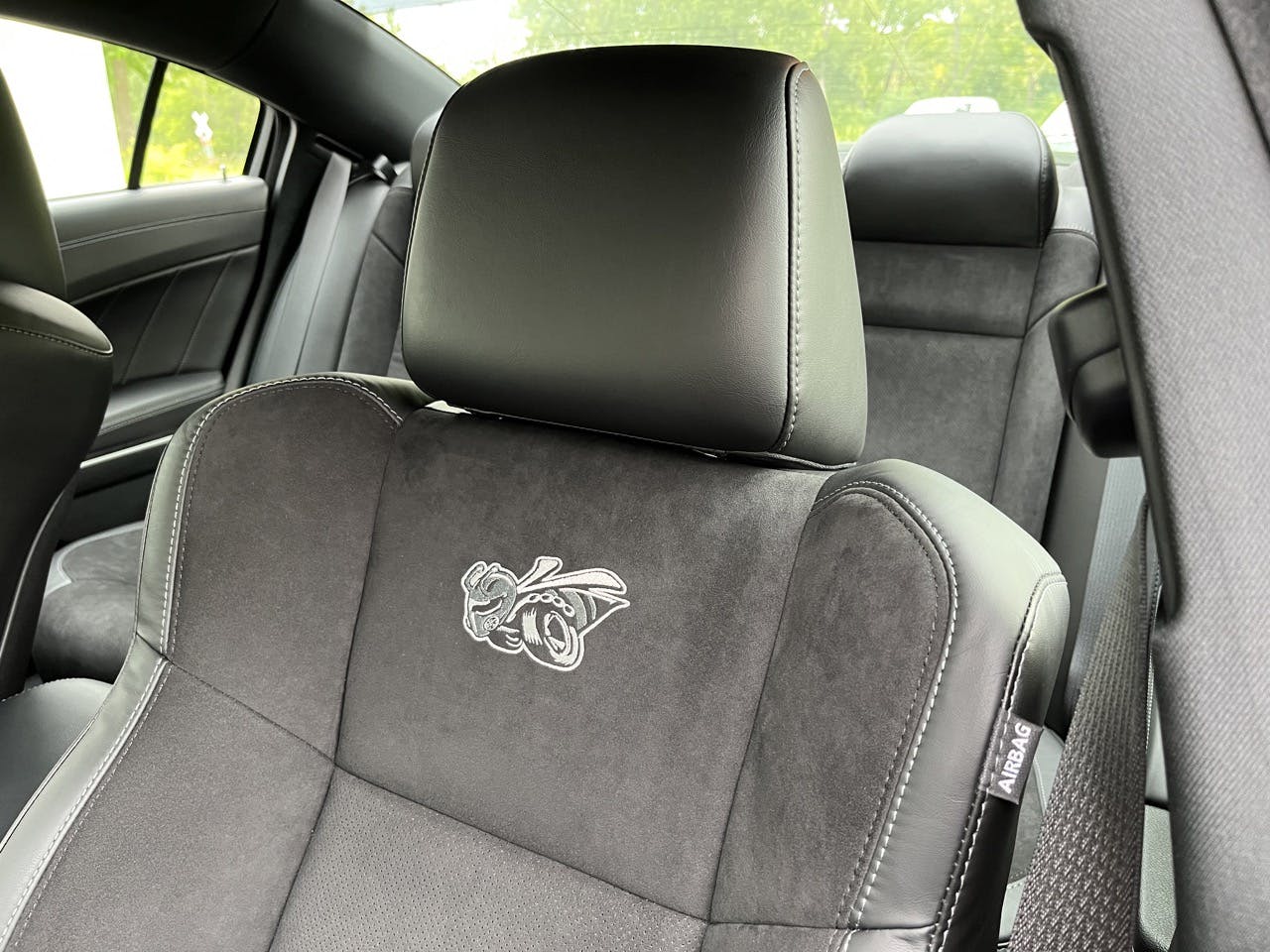 2023-dodge-charger-super-bee-scat-pack interior seat detail