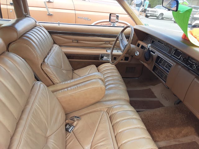1976 Lincoln Continental Town Coupe interior front side