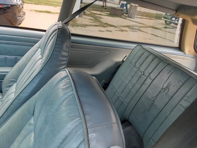 1977 Chevrolet Vega Estate interior seat tops