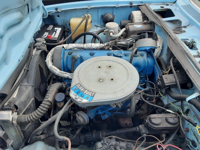 1977 Chevrolet Vega Estate engine bay side
