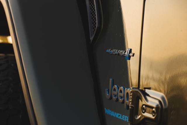 2024 Jeep Wrangler Rubicon 4xe AEV Level II kit badge detail