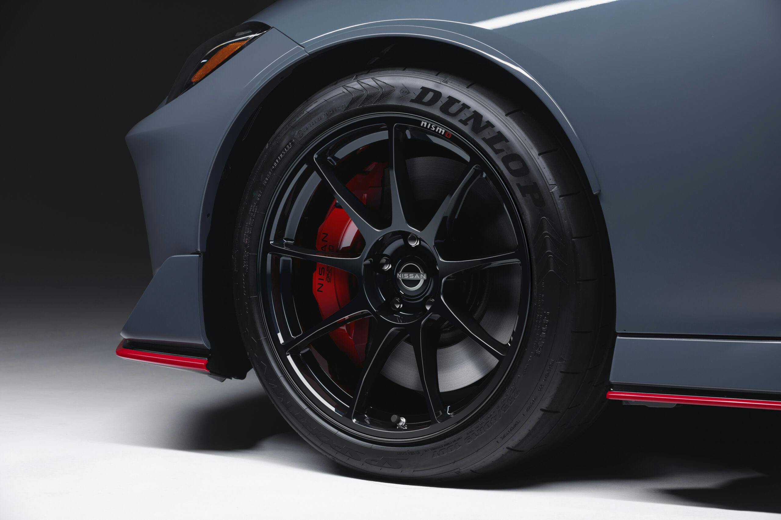 2024 Nissan Z NISMO wheel brake detail tire dunlop