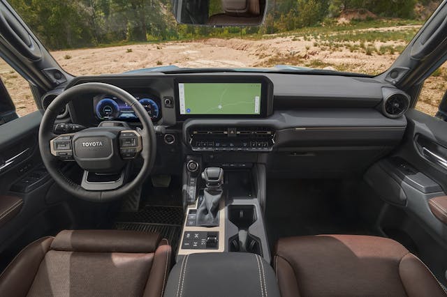 2024 Toyota Land Cruiser interior front cabin dashboard area